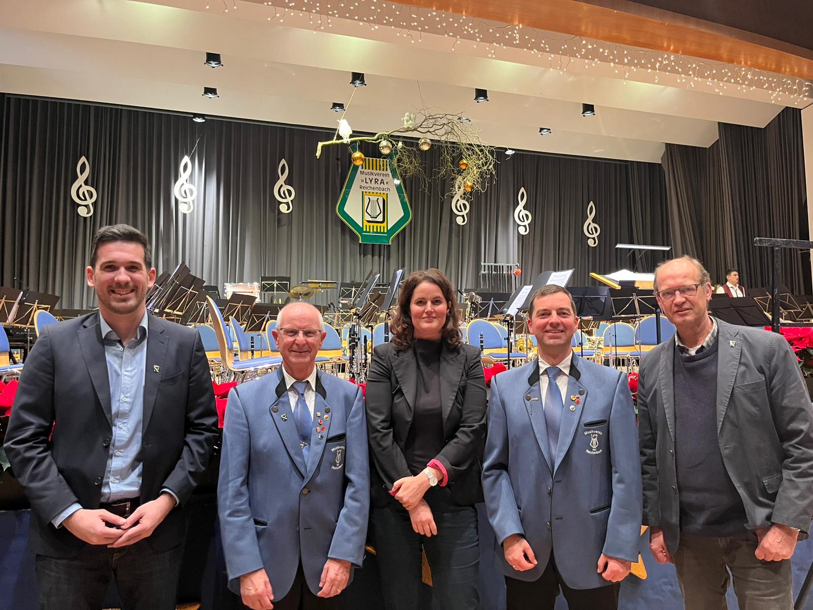 Anneke Graner zu Besuch beim Jahresabschluss Lyra in Waldbronn