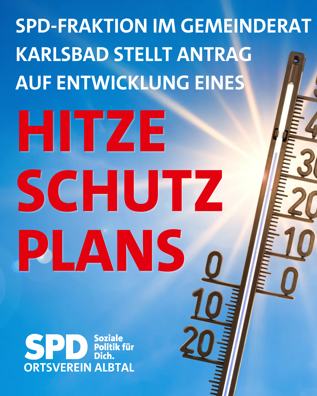 Hitzeschutzplan gefordert